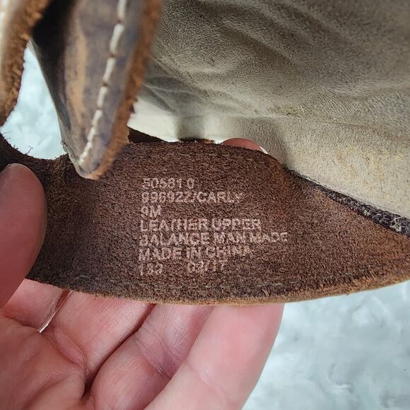 White Mountain Carly Slide On Sandals Brown Size 9 - Picture 3 of 9